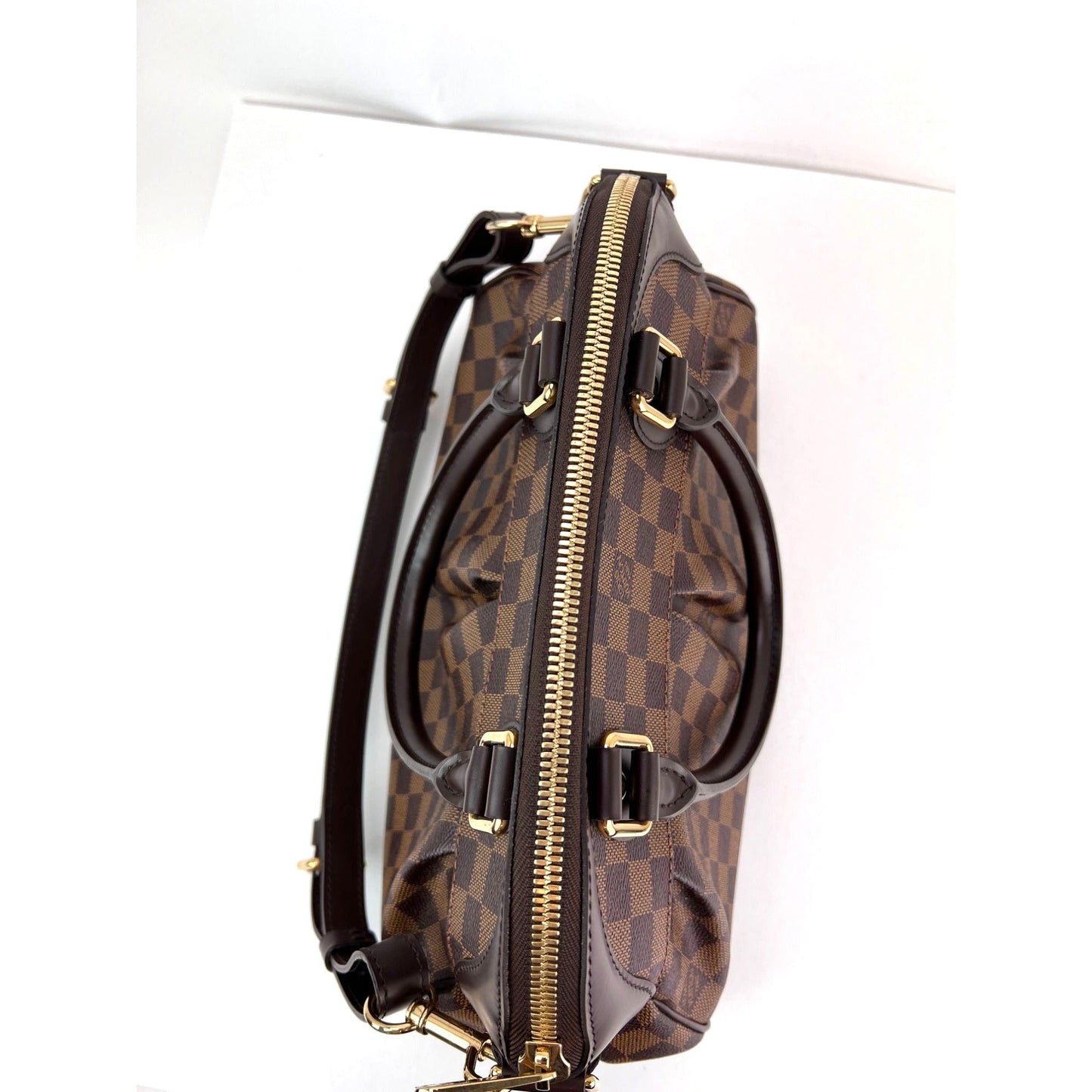 Louis Vuitton Trevi PM Damier Ebene Canvas Shoulder Hand Bag