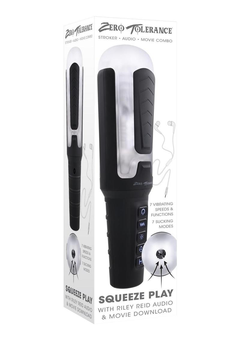 Zero Tolerance Squeeze Play Stroker with Riley Reid Audio And Movie