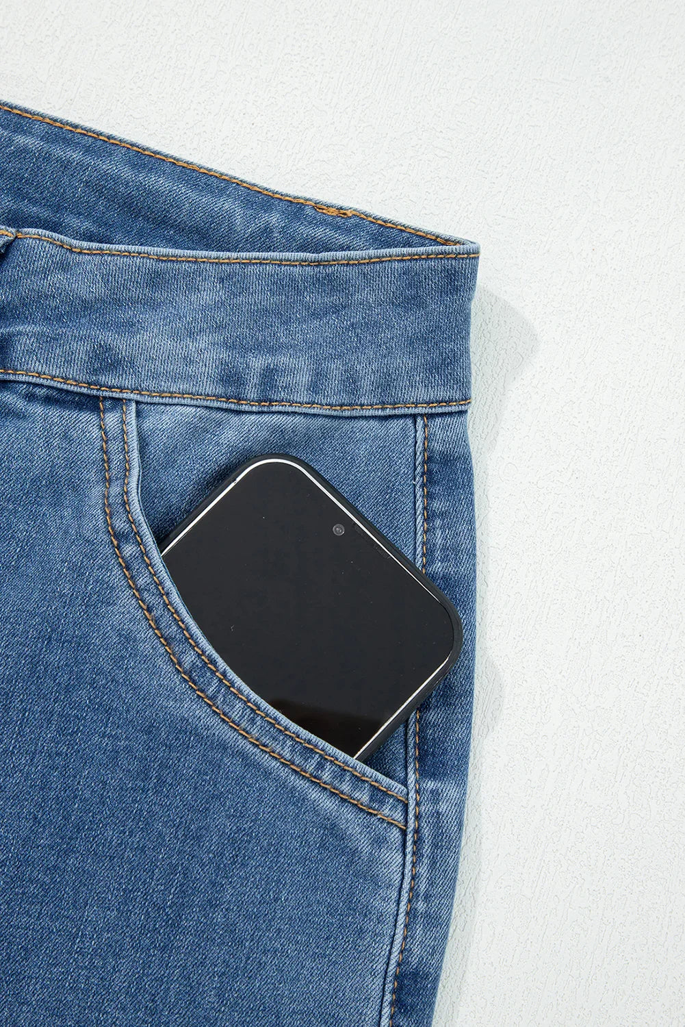 Ashleigh Blue Multi-Button High Waist Wide Leg Jeans