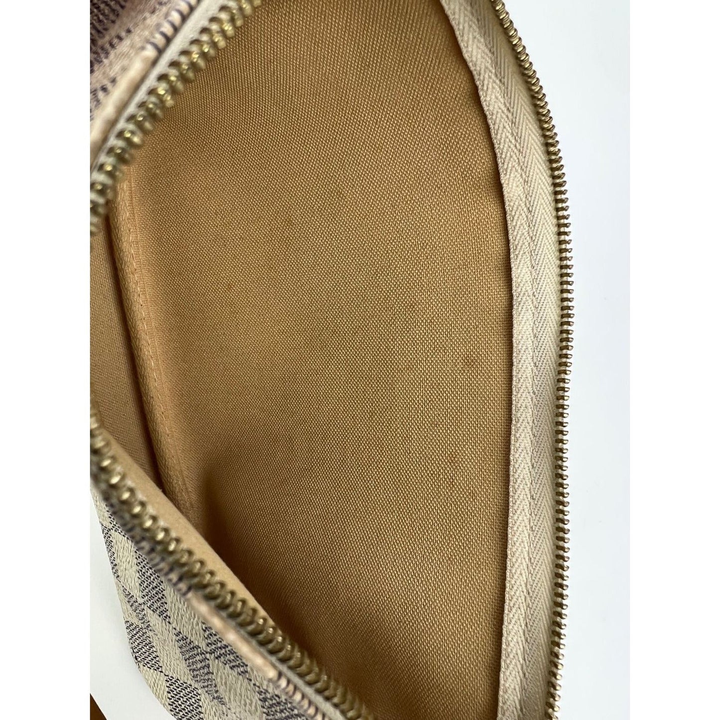 Louis Vuitton Pochette Accessories White  Damier Azur Bag