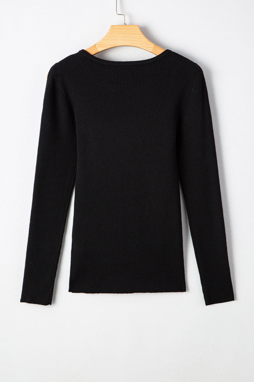 Amaya Ribbed Knit Cold Shoulder Sweater