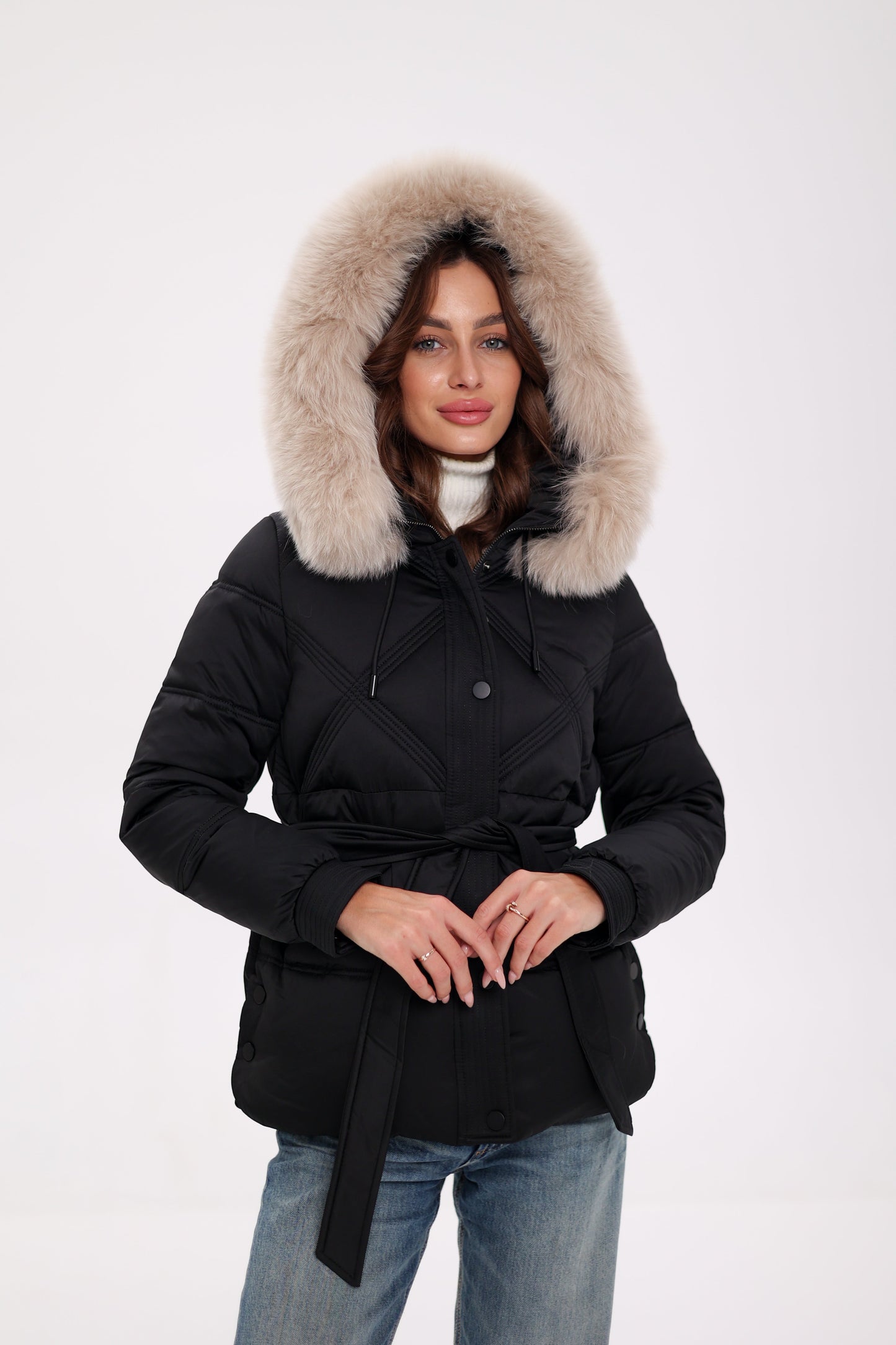 Genuine Polar Fox DuPont Sonora™ Insulation Coat