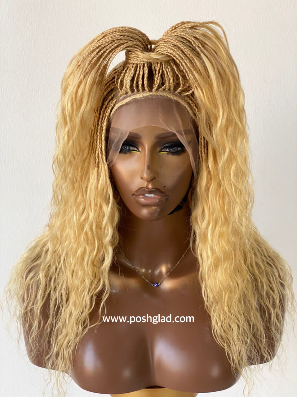100% Human Hair Deep Wave Wig "HD Full Lace" (Blondiva)