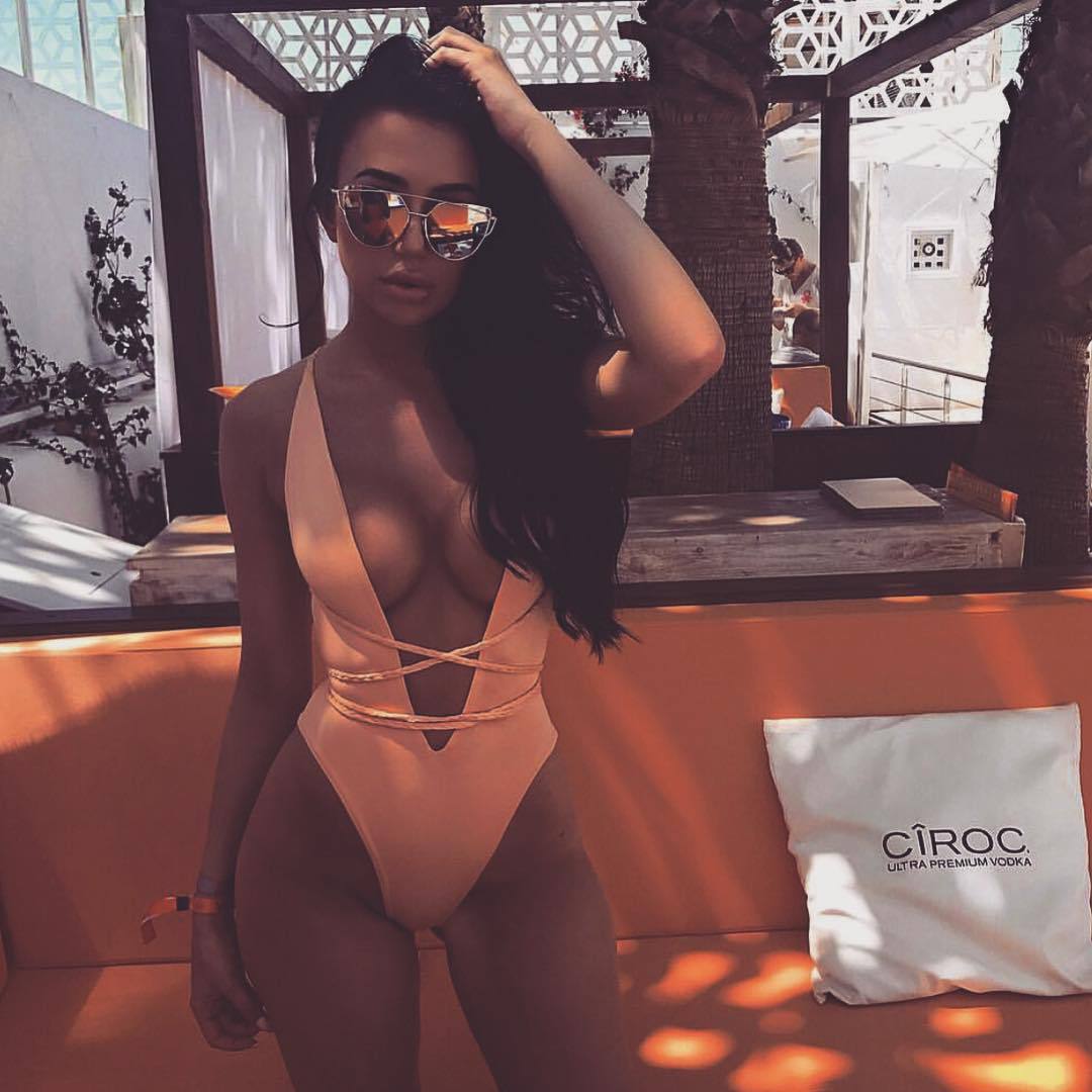 One piece Swimming Set SexyWoven Bandage Bikini