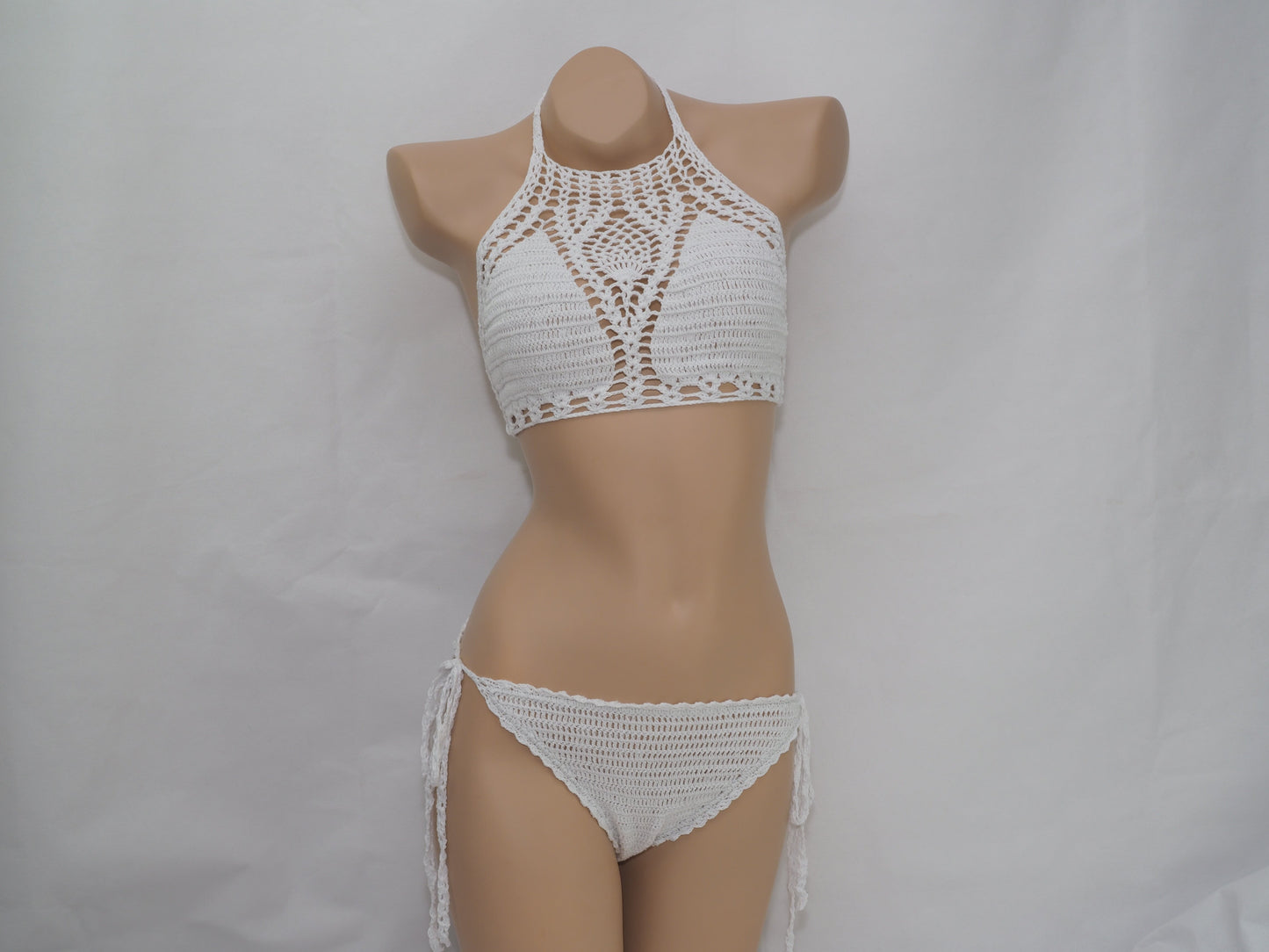 Triangle Tassel Bikini Crocheted Swimwear Sexy Knitting Bikini