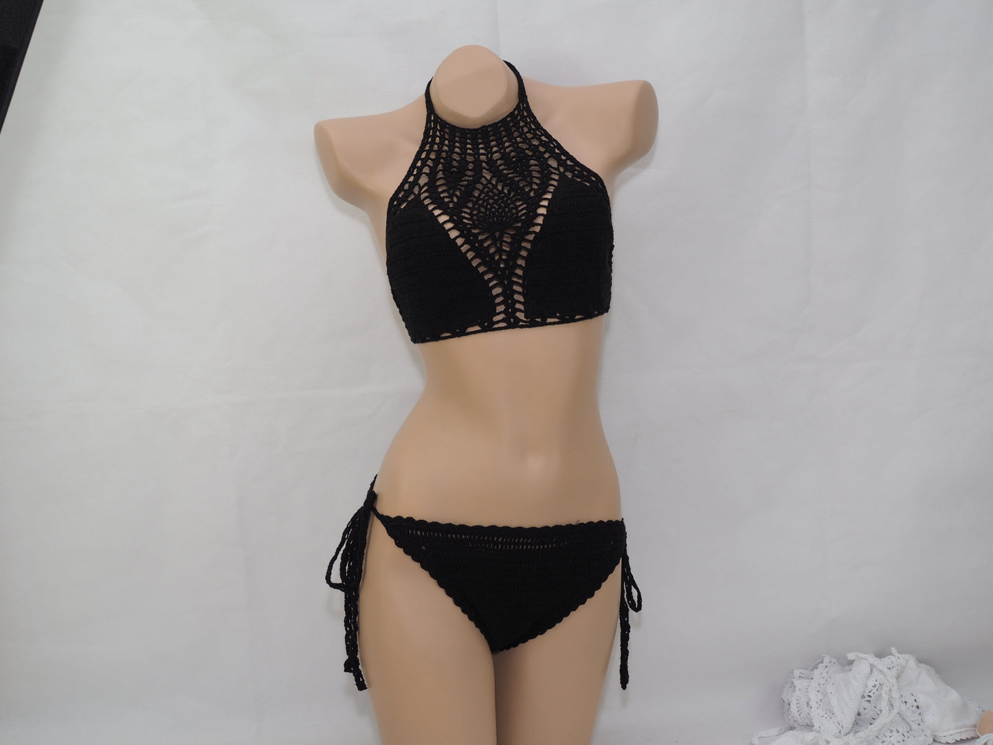 Triangle Tassel Bikini Crocheted Swimwear Sexy Knitting Bikini