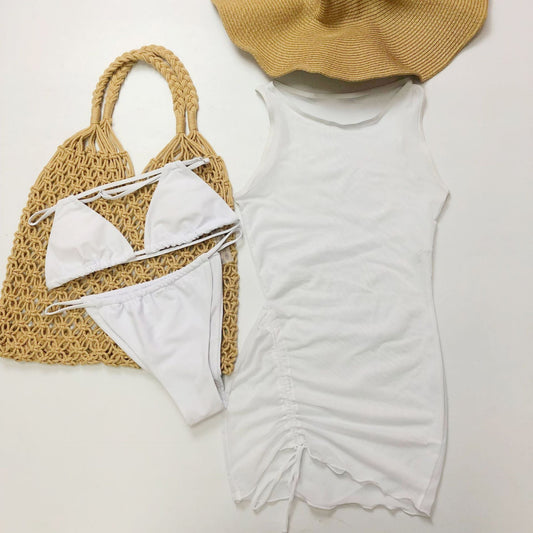 Beach Cover up Popular Sexy Bikini Three Piece