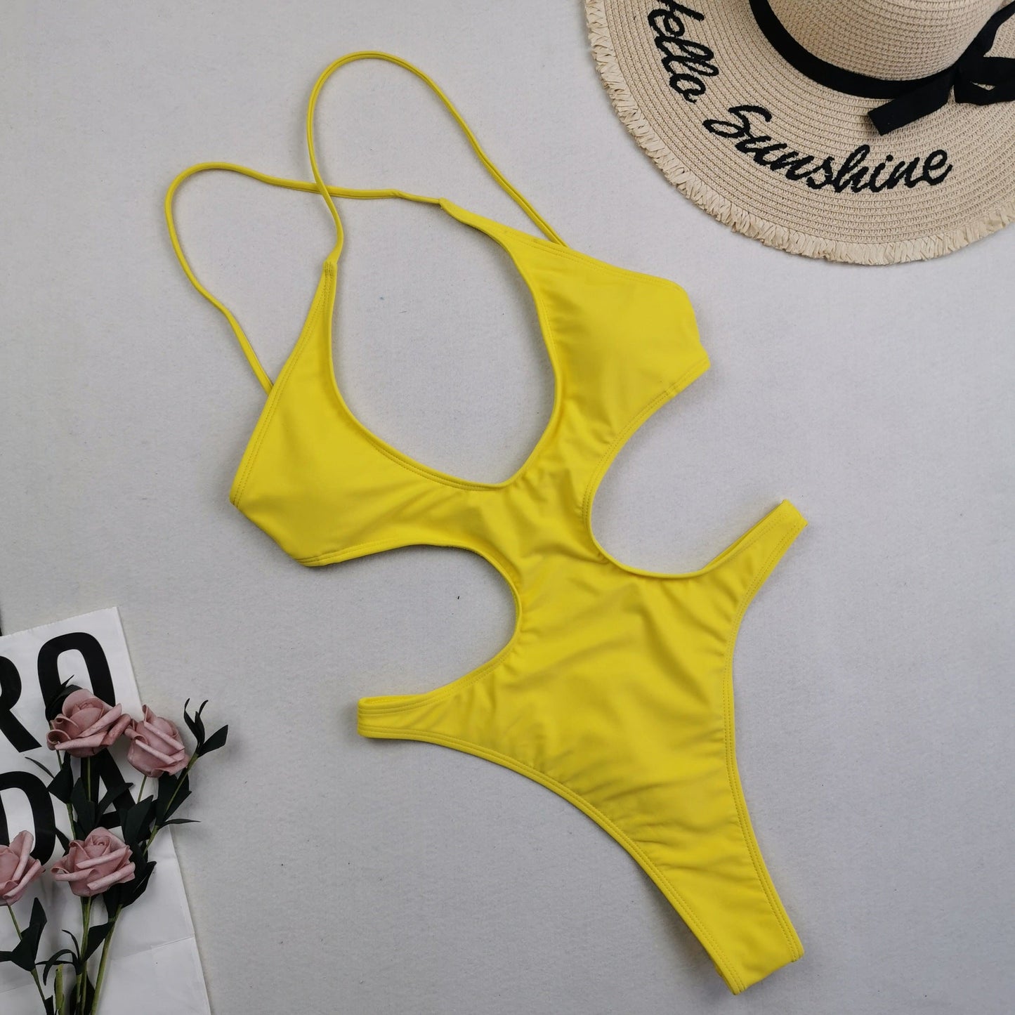 New One Piece Swimsuit Sexy Bikini Women Nylon Swimsuit Exotic