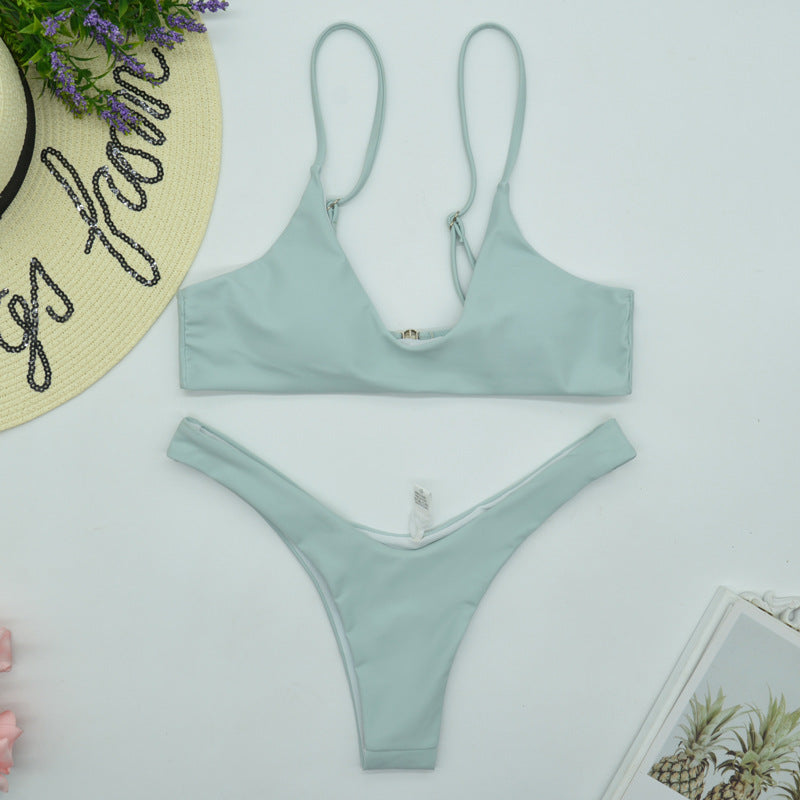 Bikini Sexy Swimsuit Triangle Women Seperated Swimwear