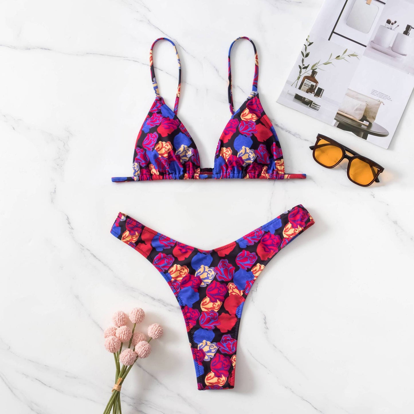 Swimsuit Bikini Three Piece Set Sexy Backless Swimsuit Clothing