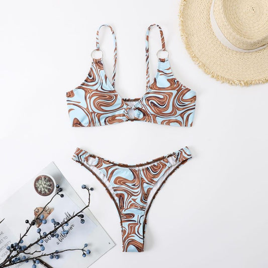 Women Split Sexy Swimsuit Bikini Bikini