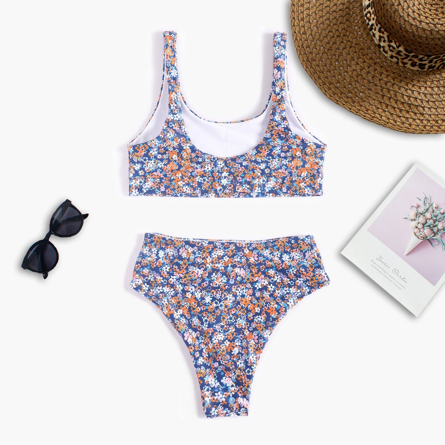 Floral Bikini Swimsuit Women Split Swimsuit Order