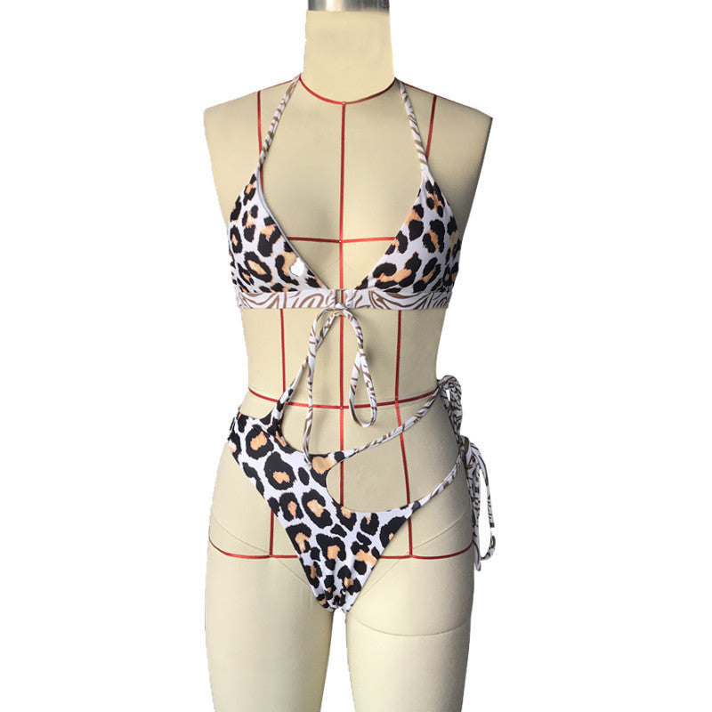 Bikini Sexy Popular One-piece Swimsuit Women Leopard Print