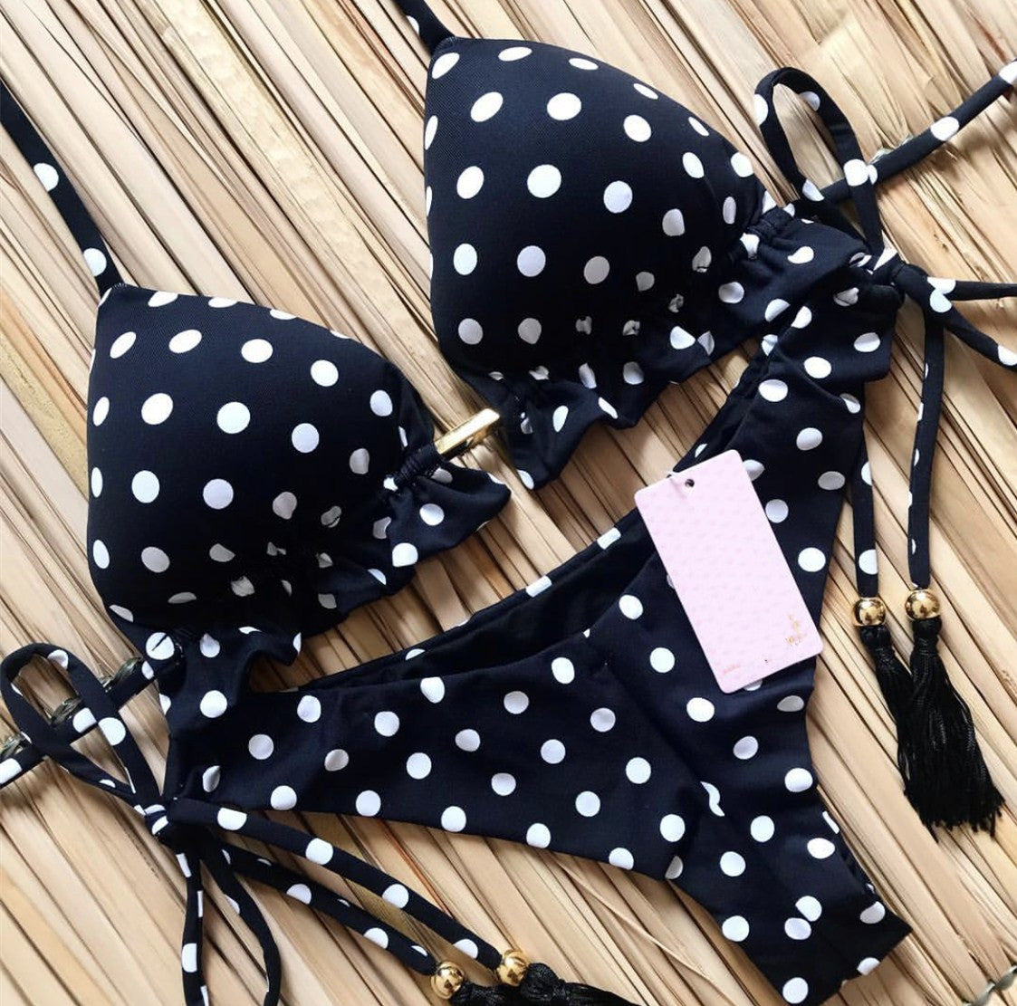 Printed Bikini Tied Swimsuit