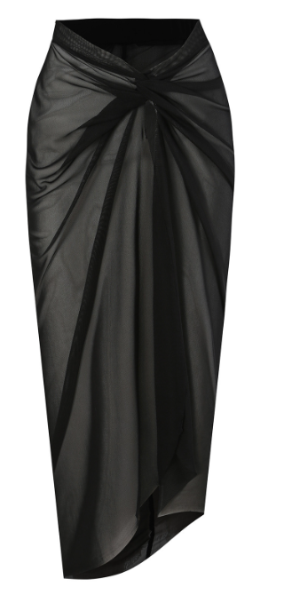 Covered Belly Backless Sexy Spring Swimsuit Women Chiffon Beach Dress