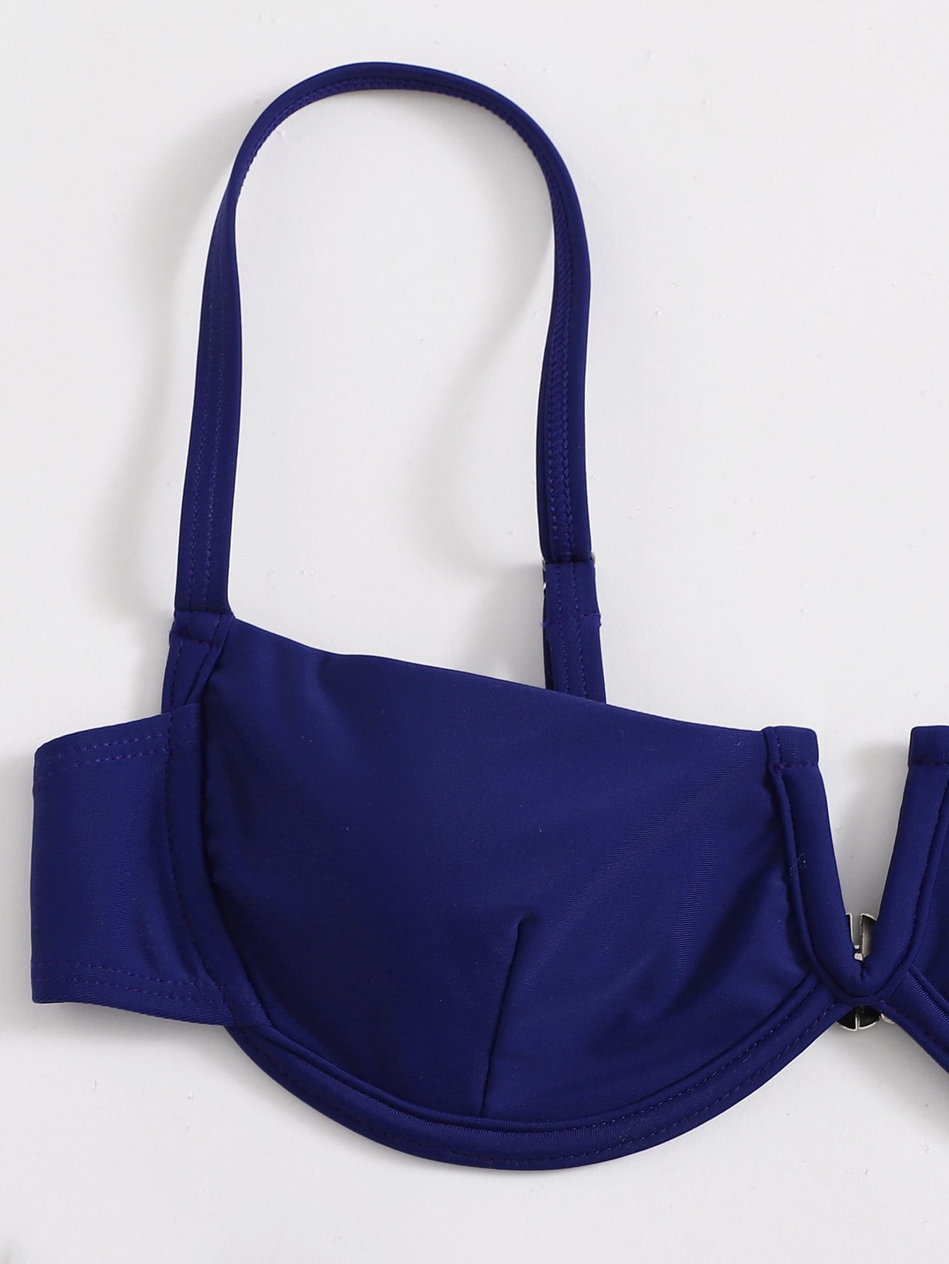 Swimsuit Women Steel Bracket Gathered Sexy Bikini Solid Color Bikini Swimsuit