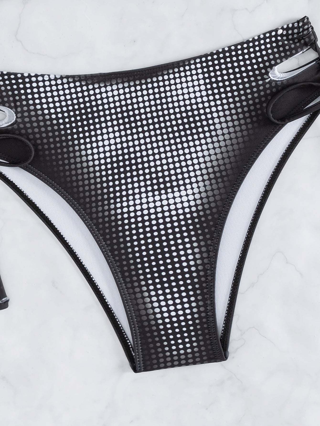 Bikini Sexy Swimsuit Women Split Bikini Black White Sports Swimsuit