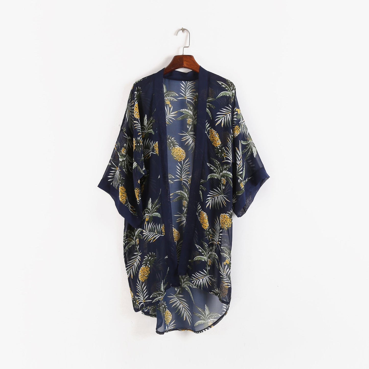 Pineapple Travel All Match Beach Sun Protection Cardigan Blouse