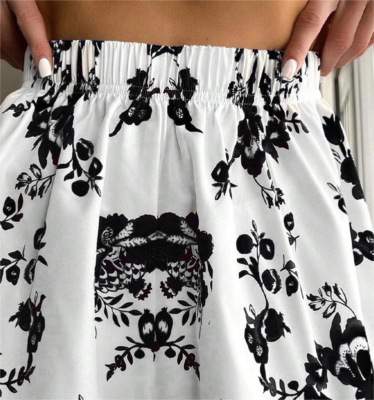 Beach Shorts Overpants Vacation Beach Shorts Summer Loose Printed Pants