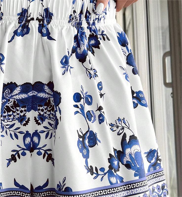 Beach Shorts Overpants Vacation Beach Shorts Summer Loose Printed Pants