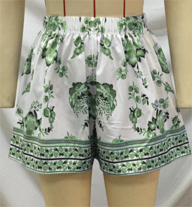 Beach Shorts Overpants Vacation Beach Shorts Summer Loose Printed Pants