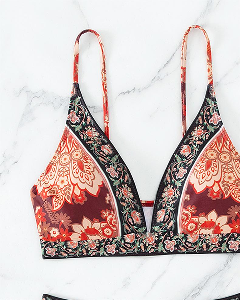 Bikini Small Chest Push Up Split Women Swimsuit Sexy Bikini Swimsuit