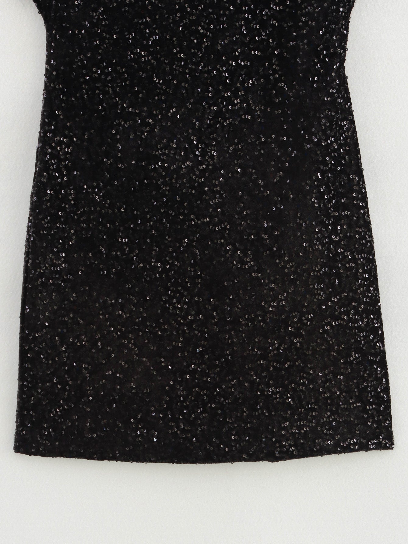 Winter Women Clothing Velvet Texture Sleeveless Back V neck Hip Dress