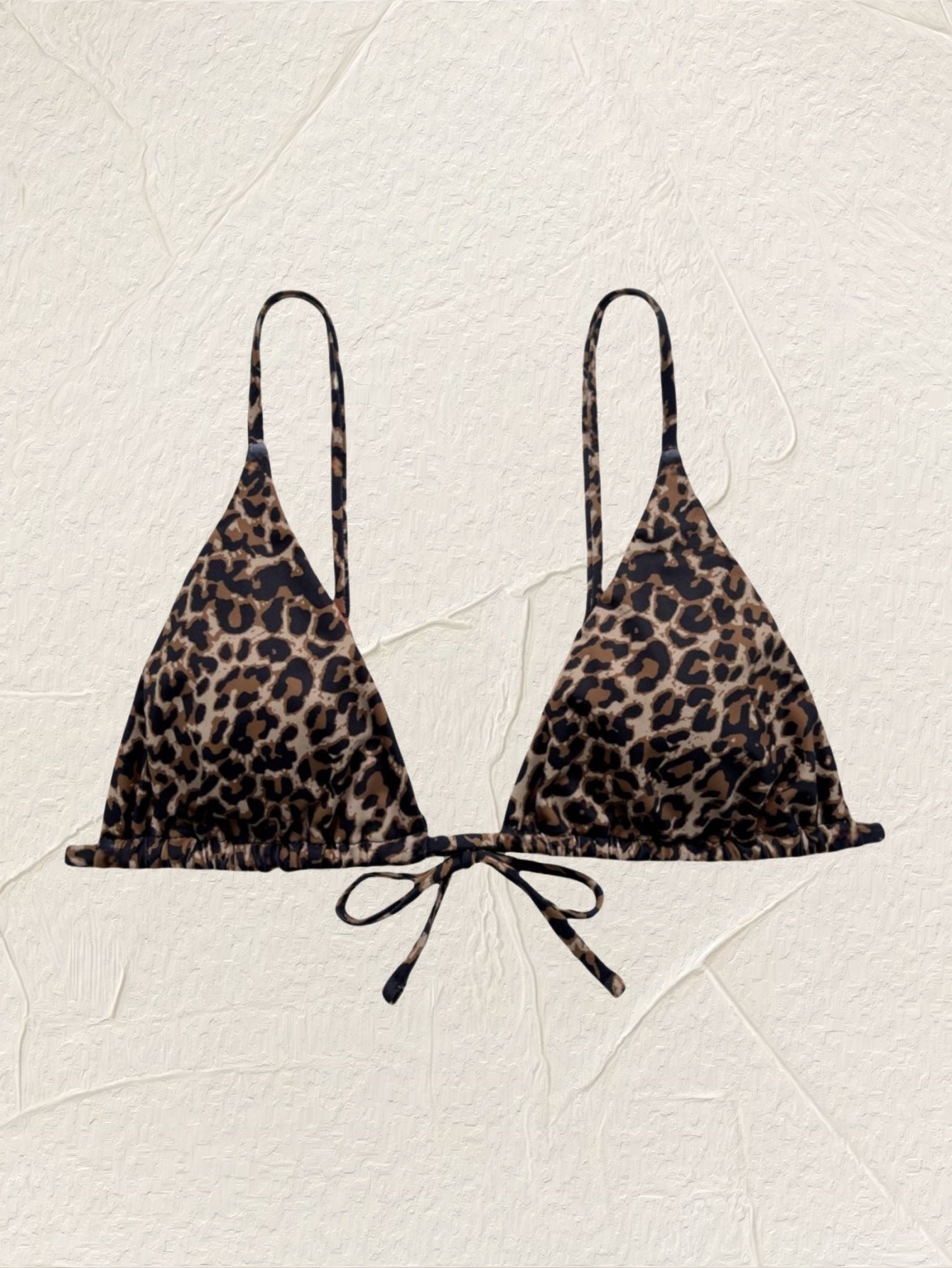Classic Leopard Pattern Printed Bikini Single Blouse Sexy Swimsuit Swimsuit