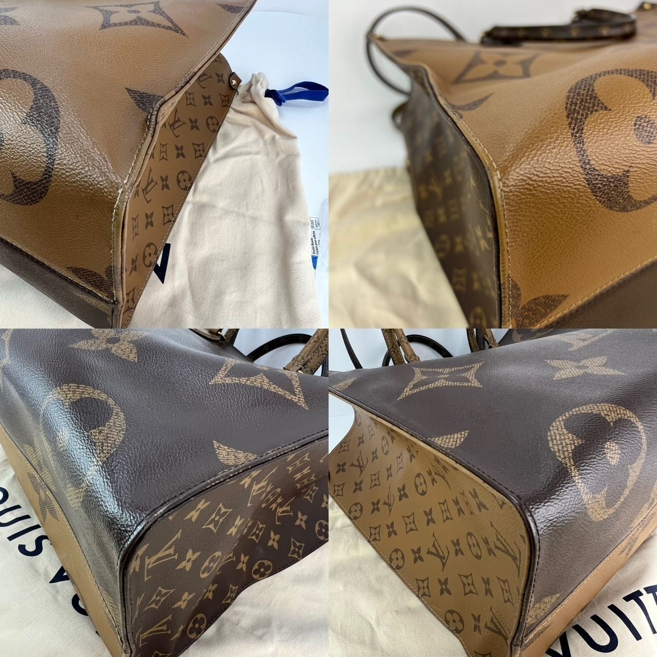Louis Vuitton ONTHEGO GM Reverse Giant Monogram Tote