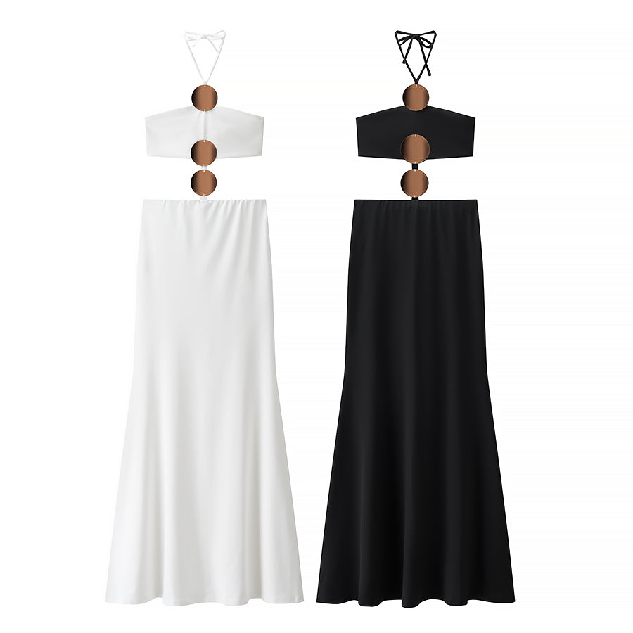 Summer Women Clothing off Shoulder Sexy Cutout Dress