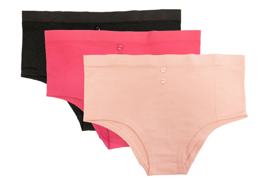 Seamless Waffle Knit Cheeky 3 Pack