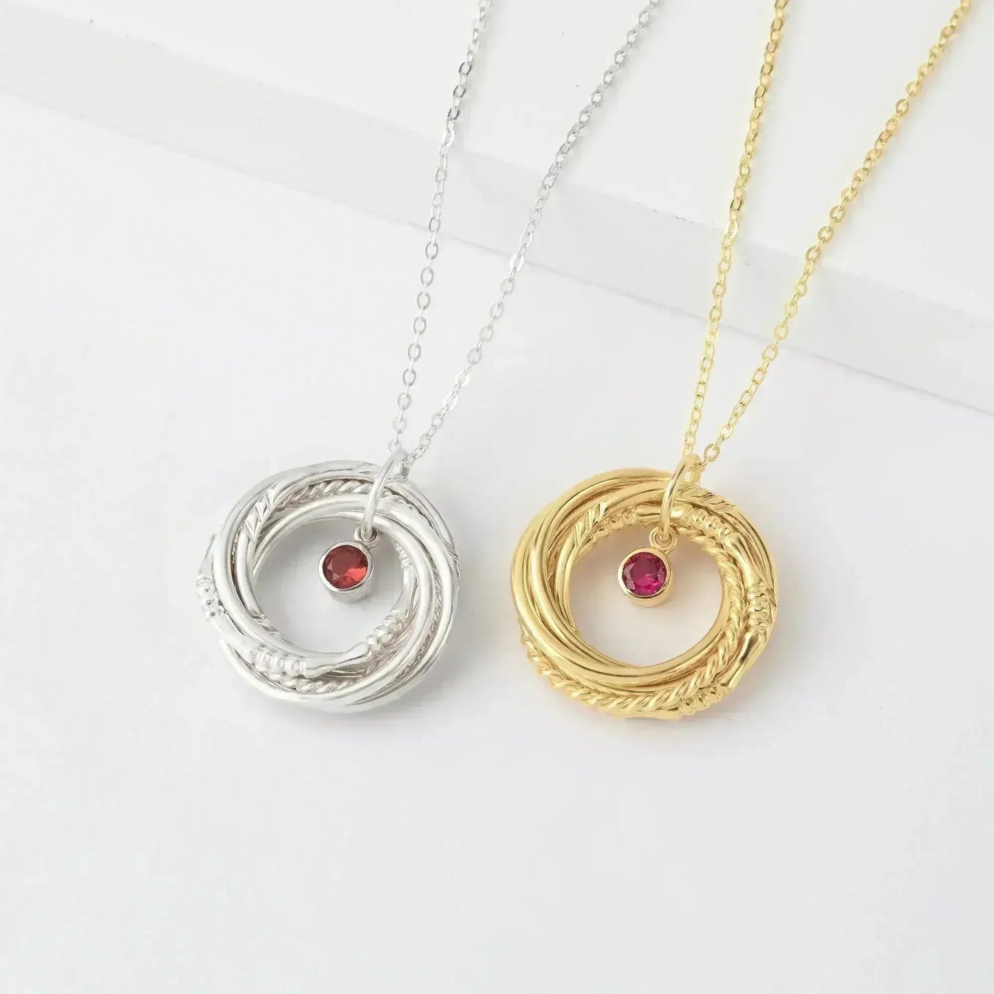 60th Birthday Gift For Woman, Birthday Gift For Mom, 6 Rings 6 Decades