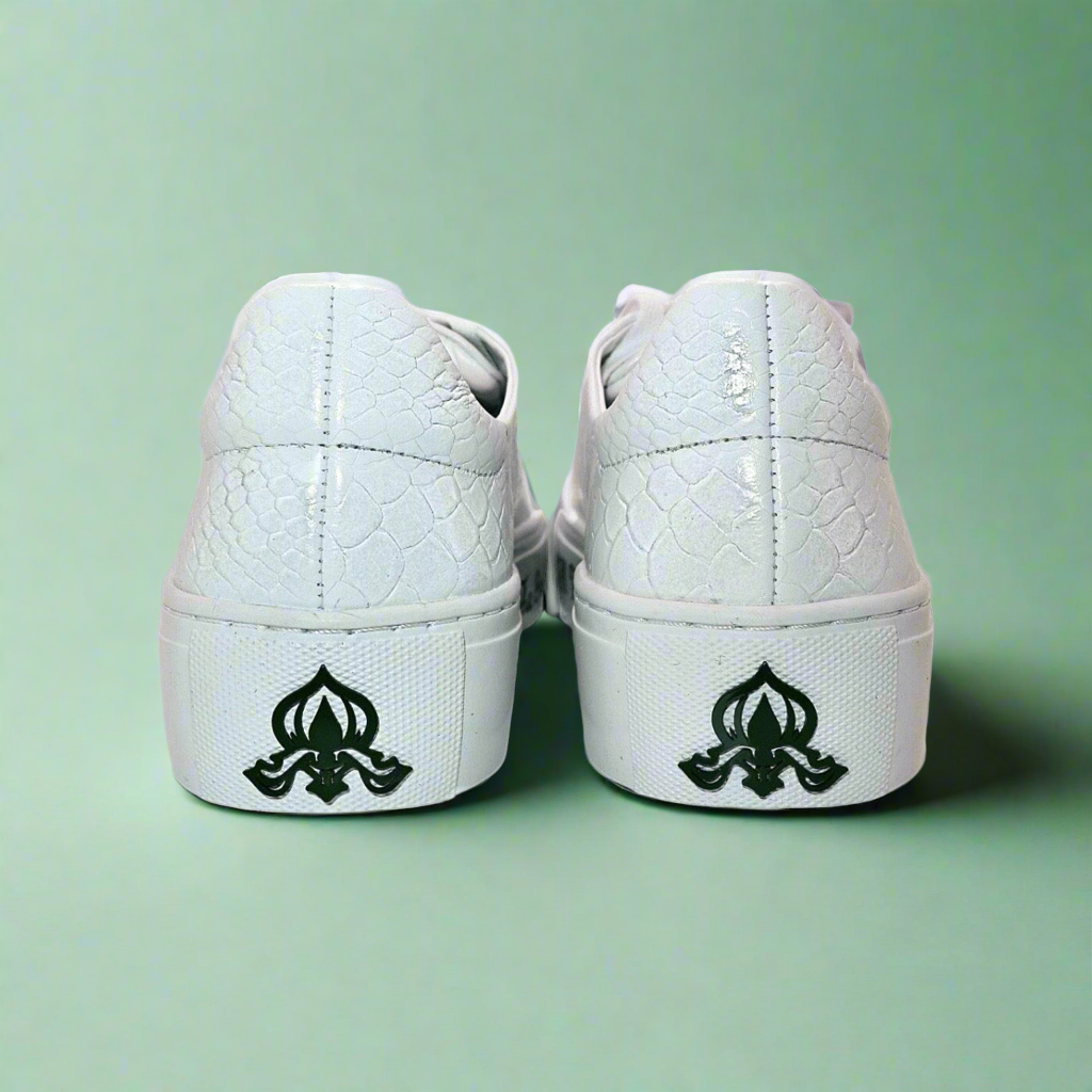 Michaela V Amare white sneakers