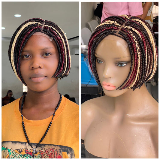 Bob Braided Wig - Lace Closure 4x4 - Destiny