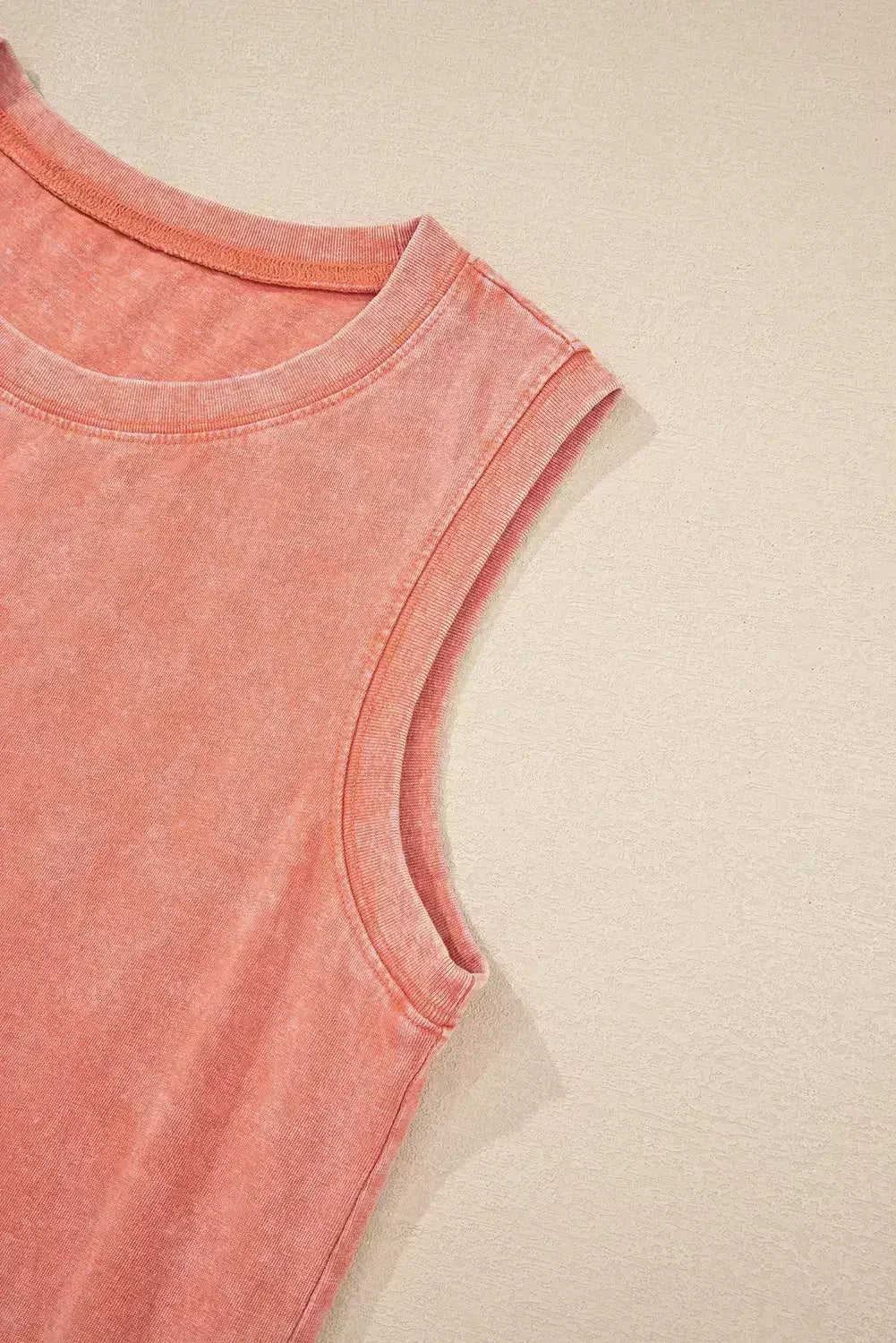 Beau Blue Mineral Wash Pocket Tank Mini Dress