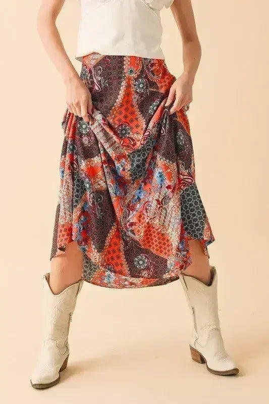 Bradyn Print Skirt