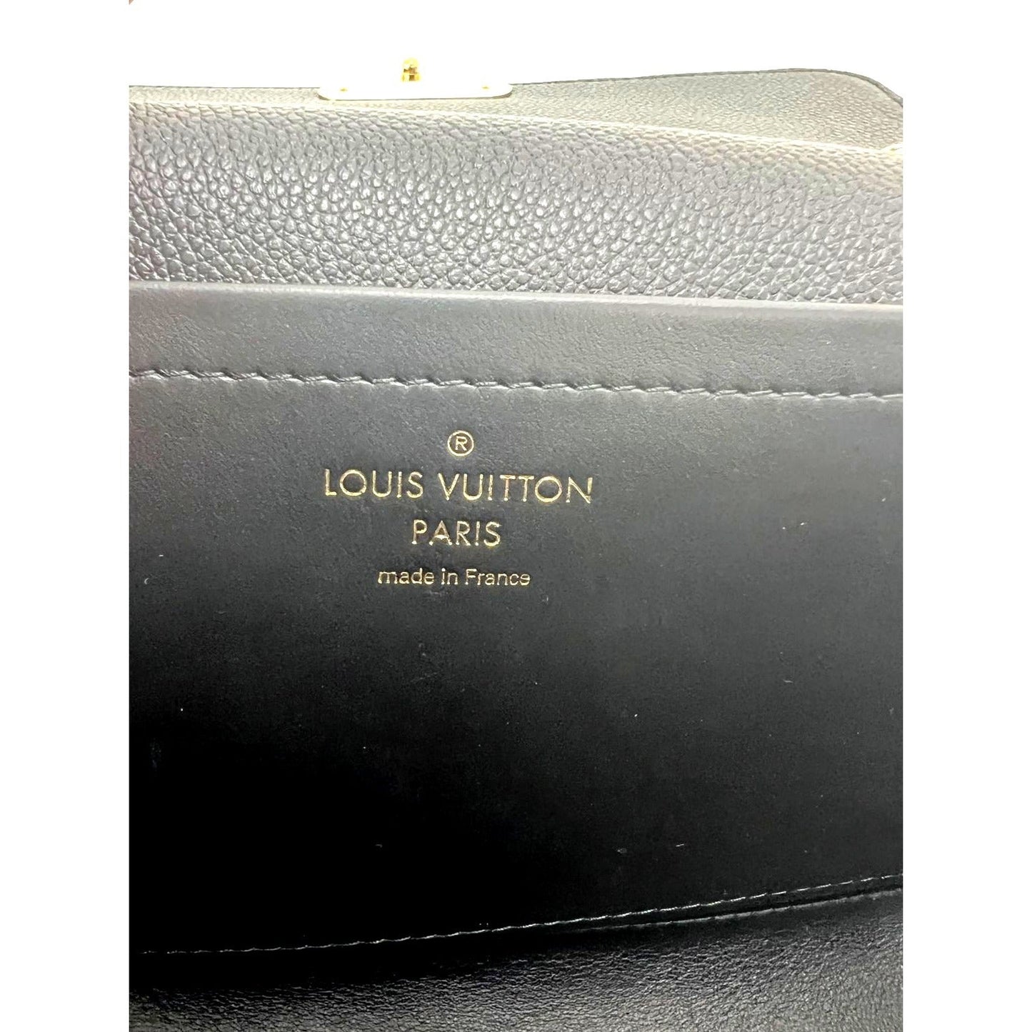 Louis Vuitton Marceau NM Black Empriente Leather Shoulder Bag