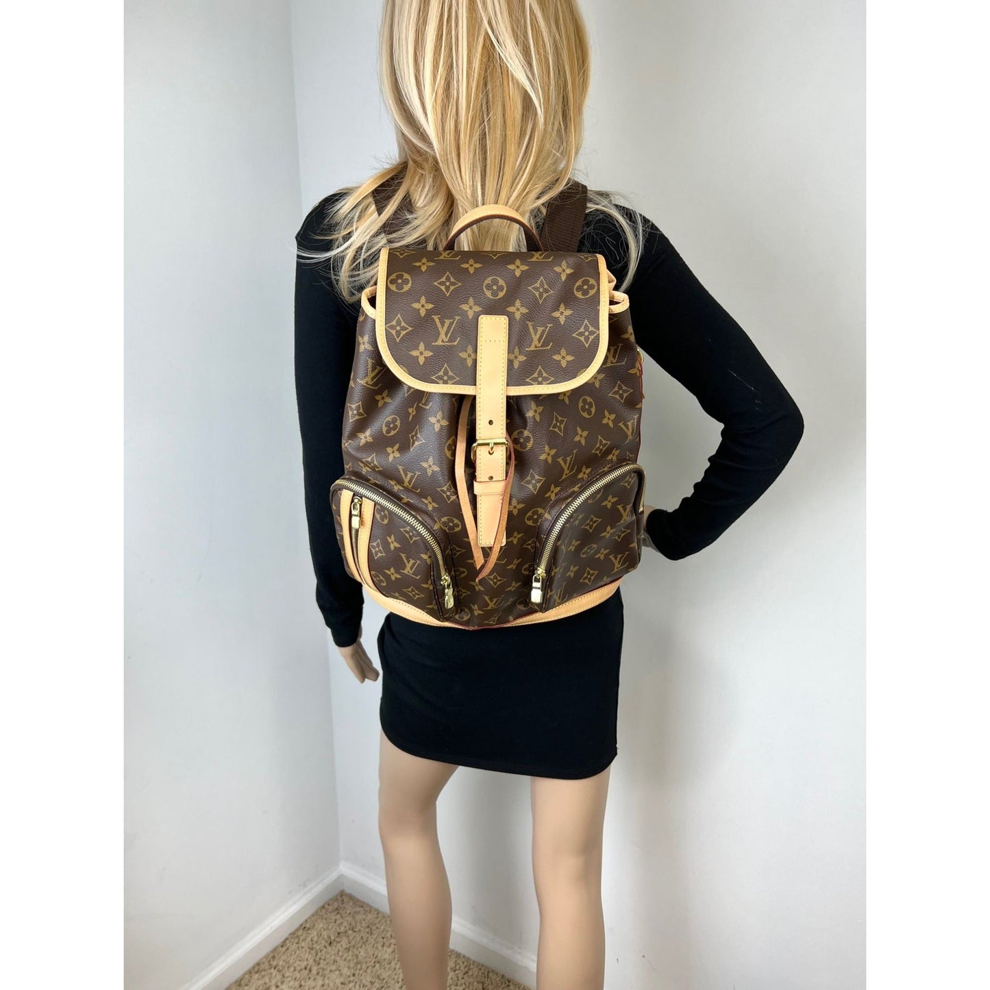 LOUIS VUITTON Bosphore Monogram Canvas Backpack