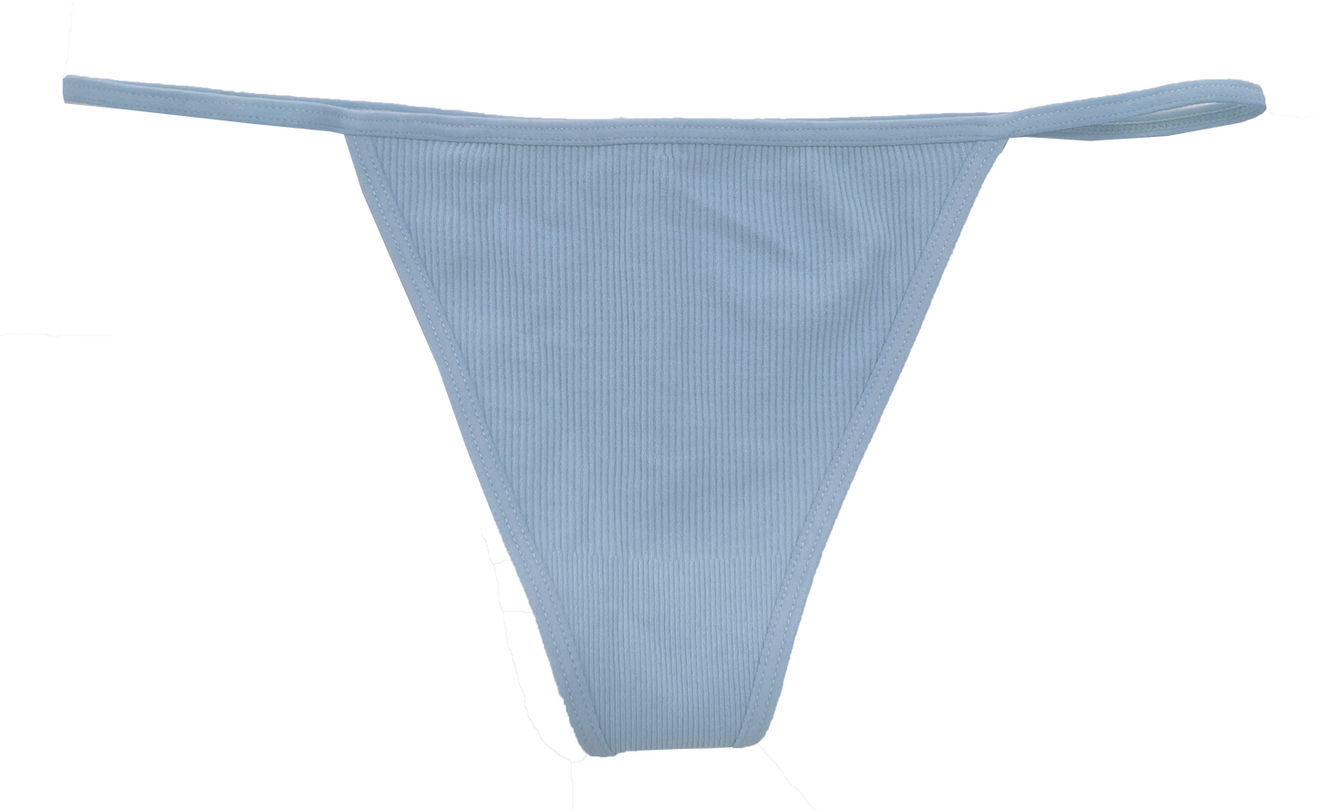 Seamless Rib Strappy Thong, XS-2X