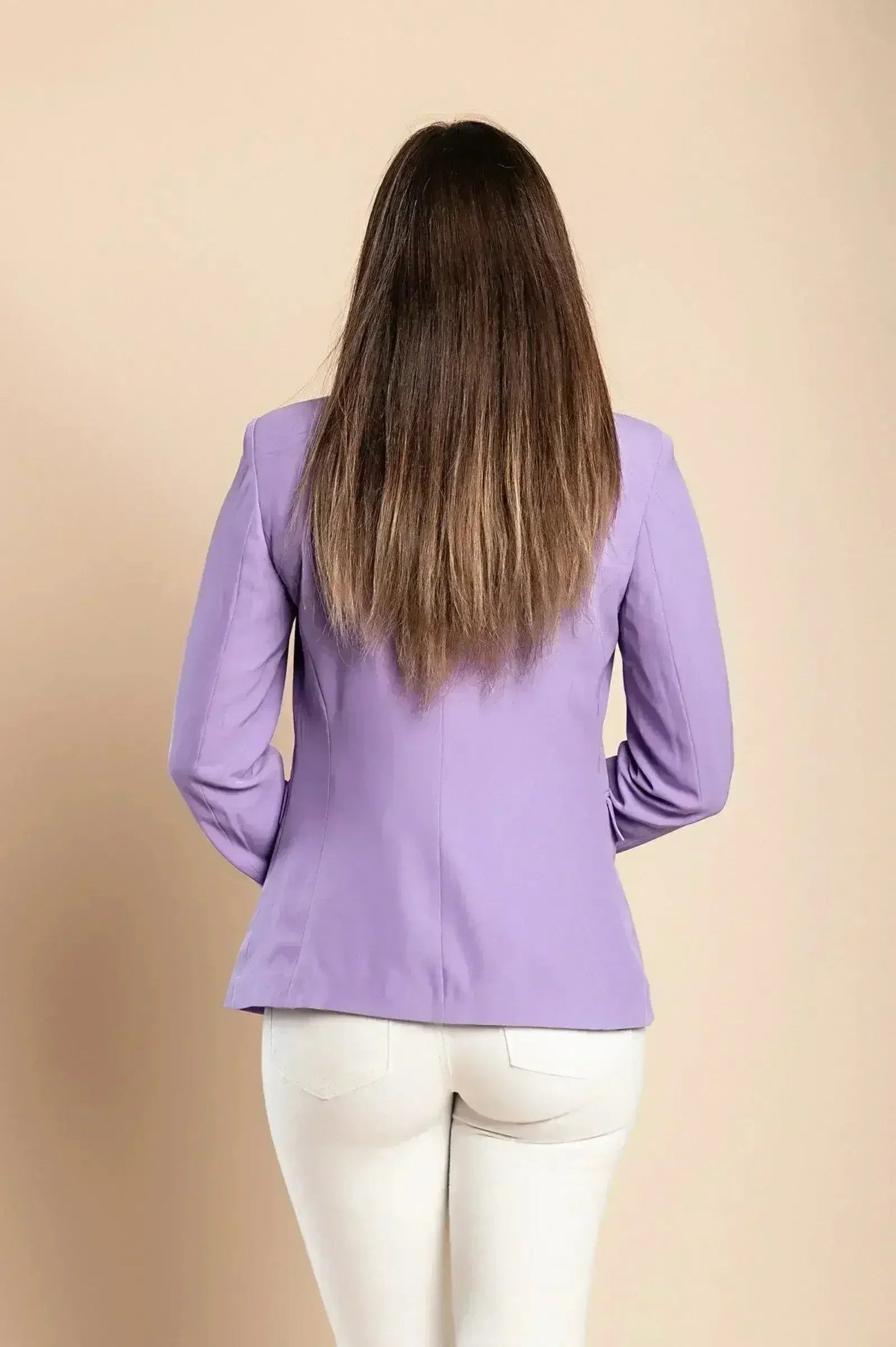 Blazer s klasičnim ovratnikom, lila