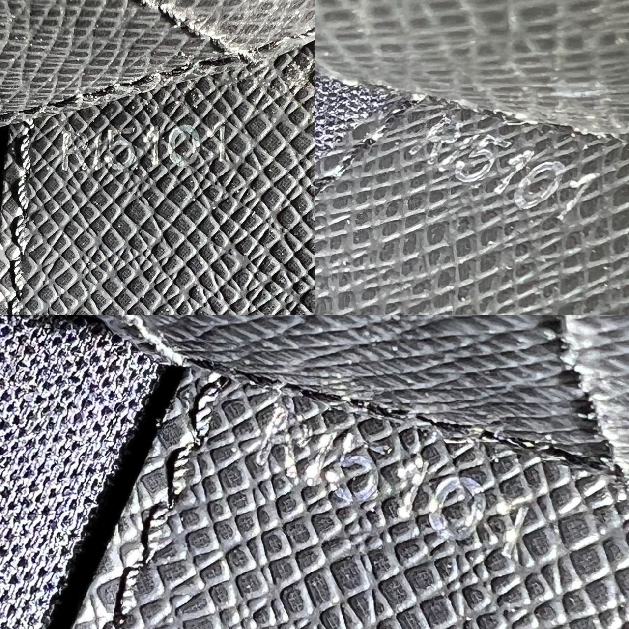 Louis Vuitton Taiga Lozan Ardoise Black Leather Briefcase Men