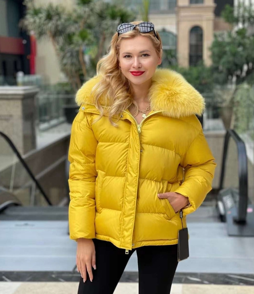 Veste en duvet de qualité supérieure Polar Fox authentique