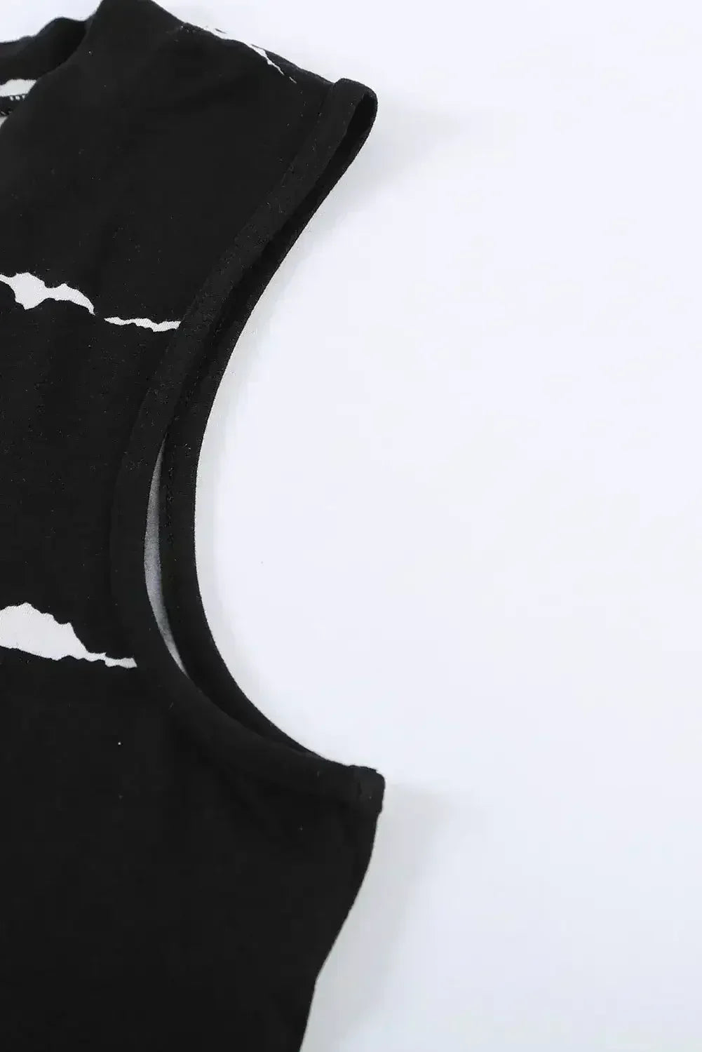 Apricot Allover Leopard Print Round Neck Tank Top