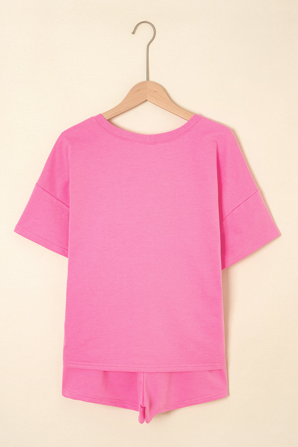 Avery Top and Patchwork Drawstring Shorts Set