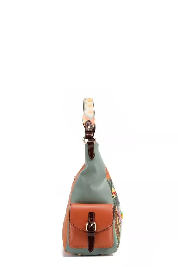 Nicole Lee Sun And Sand Hobo Handbag Pebbled Vegan Leather