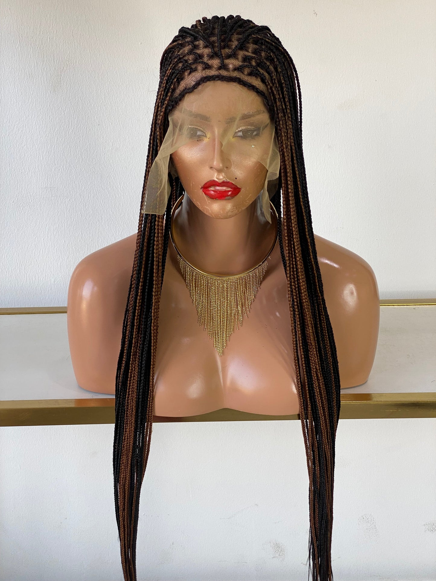 Ready To ship- Knotless Full lace Mix color