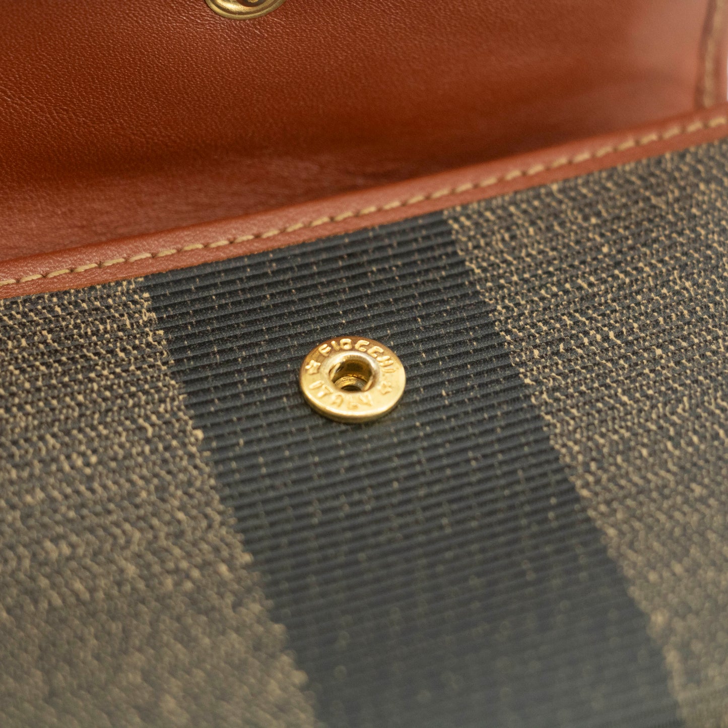 Fendi Coated Canvas Compact Wallet #73 #3353