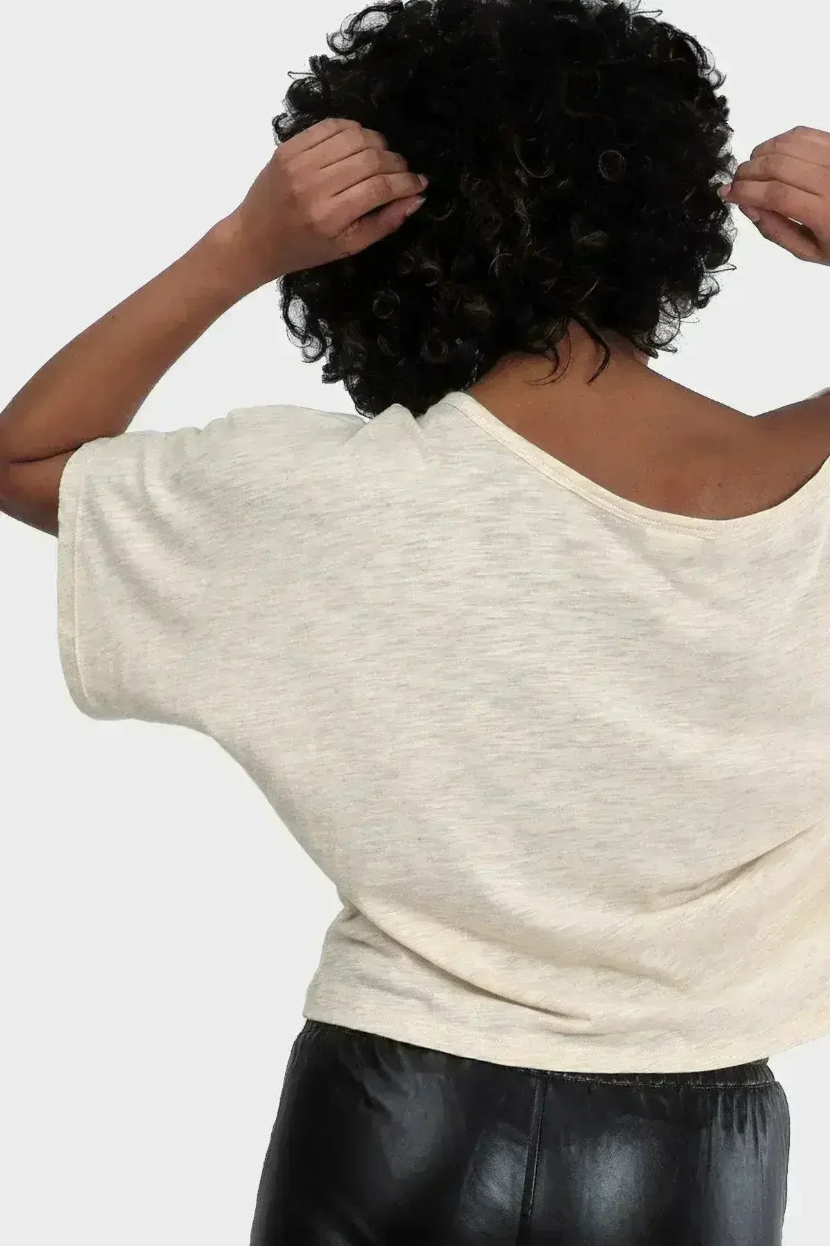 Organic Cotton Crop Top | Bamboo Rayon Blend | NYC Made