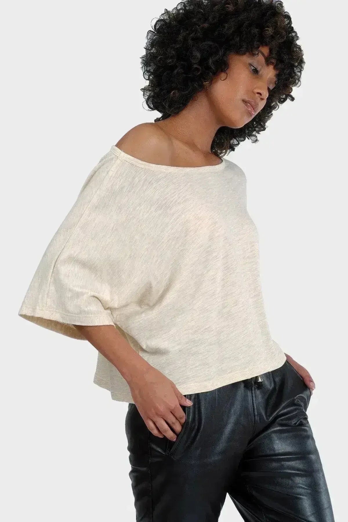 Organic Cotton Crop Top | Bamboo Rayon Blend | NYC Made