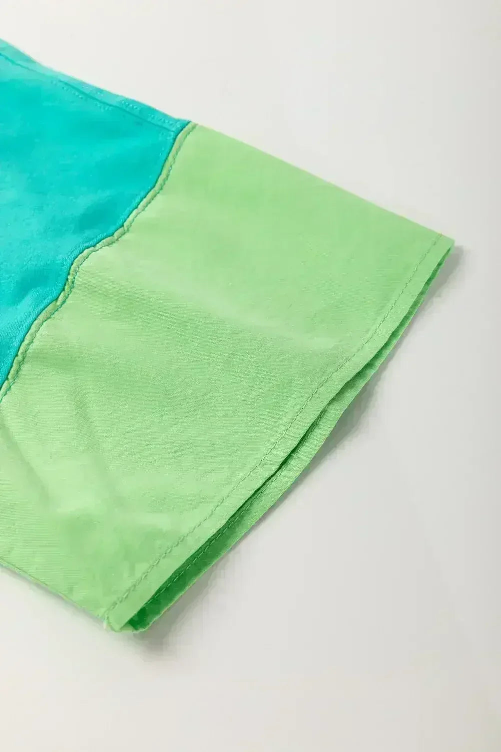 Aruba Blue Frayed Star Patched 4th of July Oversize T Shirt